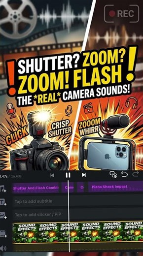 Best Camera Sound Effects for Editors | TiqnicStudio