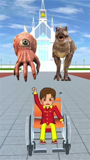 Monster zombie attack yuta😰😱 #sakuraschoolsimulator #sakura#sakurashorts #sss#gaming