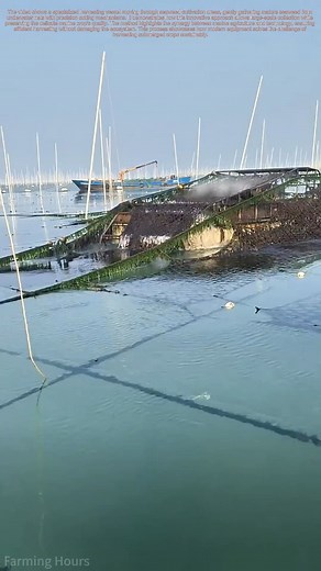 1.4K views | Aquatic Harvest_ How Special Boats Revolutionize Seaweed Farming #aquatic #harvest #seawood #farming | Farming Hours | Facebook