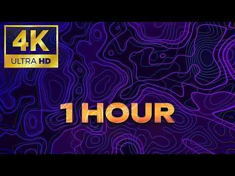 Abstract Purple Waves Live Wallpaper 4K (1 Hour Loop) | Relaxing Aesthetic Background