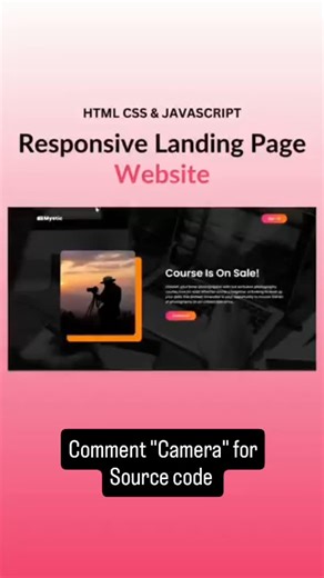 Web Code Journey on Instagram: "Responsive Landing page using HTML CSS and JavaScript 🔥🔥🔥🔥 #webcodejourney #navigation #hover #html #css #html5 #css3 #csstricks #cssanimation #learnhtml #learncss #csstips #csstipoftheday #webdeveloper #ui #ux #uidesign #uxdesign #webdesign #JavaScript #webdevelopment #frontenddeveloper #frontendwebdeveloper #angularis #reactjs #javascriptanimation #code #tailwindcss #bootstrap #animation"