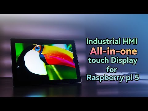 All-in-one touch display, 8 or 10.1inch, for Raspberry Pi 5, supports Dual 4K HDMI output