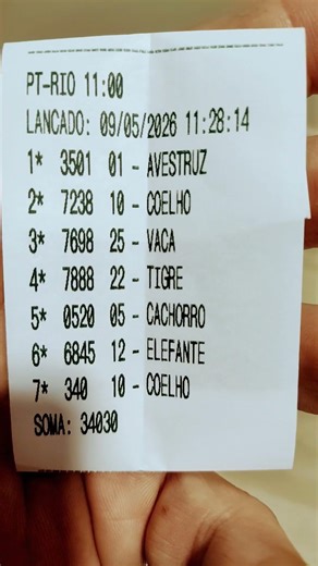 resultado do jogo de bicho das 11 horas do Rio de janeiro