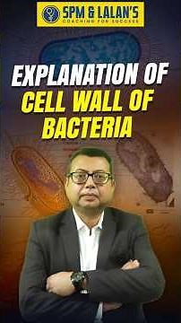 Cell Wall of Bacteria Explained | Structure, Function & Types | SPM & LALAN’S Biology Class