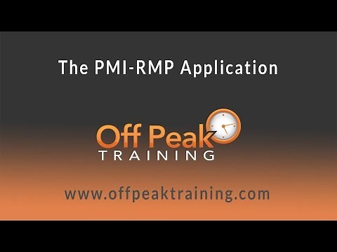 The PMI-RMP Application