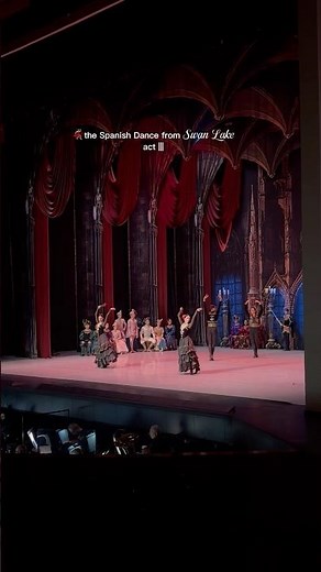 Swan Lake Act 3 💃🏻 the Spanish Dance🇪🇸 #ballet #swanlake #spanishdance