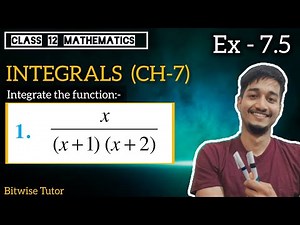 Ex 7.5 q1 class 12 | Ex 7.5 class 12 q1 | Class 12 ex 7.5 q1 maths | q1 exercise 7.5 class 12