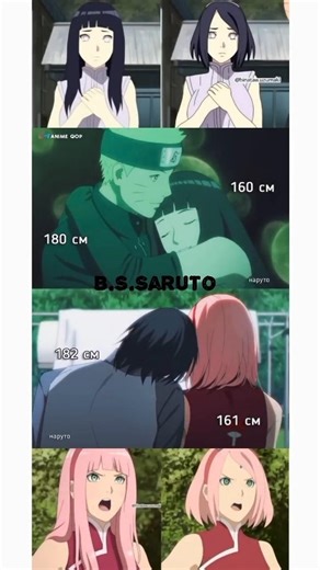 Height Swap Shock in Naruto Characters 😲