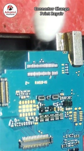Connector Change Print Repair #viralviedo#laptop#mobile#repair #course Advance Institute Laxmi nagar