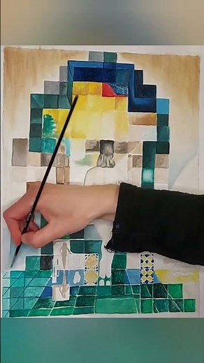 Repainting Dalí’s Lincoln in Dalivision – Optical Illusion Art 🎨👀 #painting #art #oilpainting