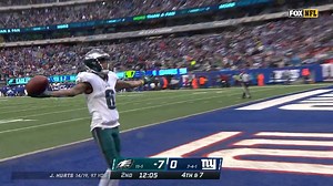 Skinny Batman just made the play of the game 🤯 🎥: NFL | Philadelphia Eagles on CBS Sports