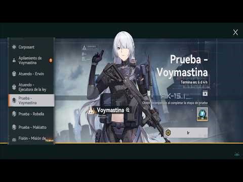 GIRLS' FRONTLINE 2 "Prueba personaje VOYMASTINA ROBELLA y MAKIATTO – D-32 Etapa de prueba" #849