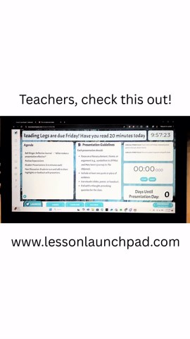 Organize Your Classroom Effectively with Lesson Launchpad