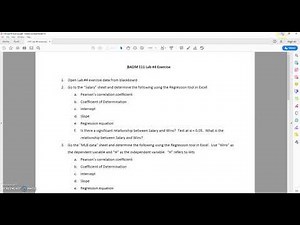 Lab 4 exercise demo F20