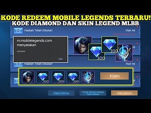 KODE REDEEM ML HARI INI SEPTEMBER 2021 | KODE REDEEM SKIN LEGEND DAN DIAMOND MOBILE LEGEND TERBARU!