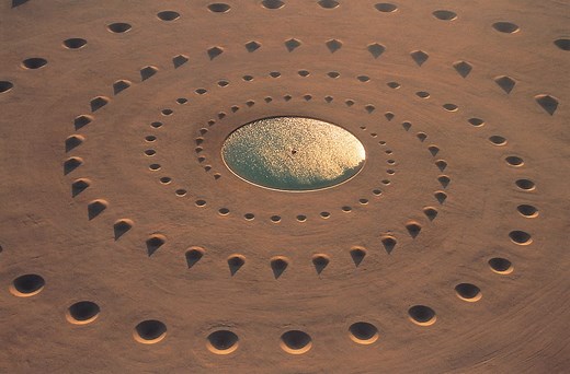 Desert Breath: A Monumental Land Art Installation in the Sahara Desert