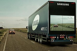 See around semi-trucks with this Samsung innovation