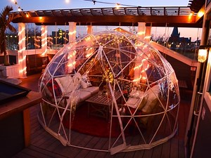Patchogue Restaurant Unveils Rooftop Igloo