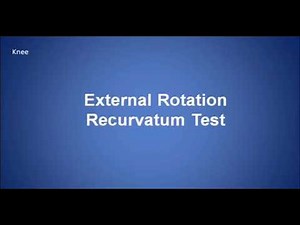 External Rotation Recurvatum Test