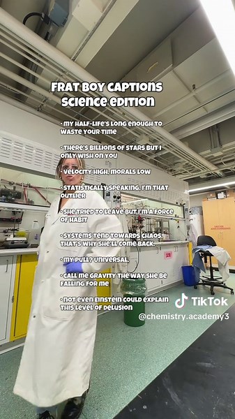 Funny Chemistry Captions for Science Lovers