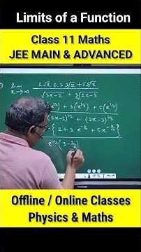 limits..class 11 Maths.. #shorts #class11maths #limits #class11 #jeemains #jeeadvanced #jee #tricks