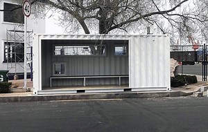 [Hot Item] Standard Modified Shipping Container Prefabricated Container House for Bus Stop