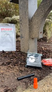 Post Proservative is reloadable, copper / boron, internal wood preservative system designed to spot-treat the decay-prone grade line area of in-service fence, deck, & barn etc. posts. This 30 year proven utility pole maintenance technology, targets the heartwood and original preservative replenishment addressing both existing decay & preventing future damage. ✅ Activates when post moisture hits 25% ✅ Each treatment protects for 8-10 year ✅ Reload in original hole - kit includes date tag for trac