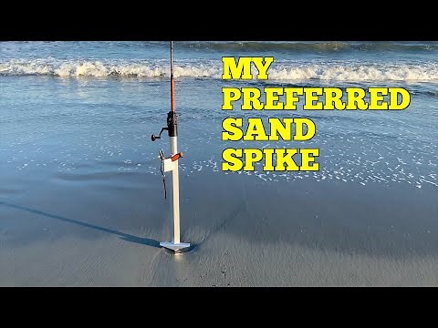 The Best Sand Spike Fishing Rod Holder I've Ever Used For Surf Fishing