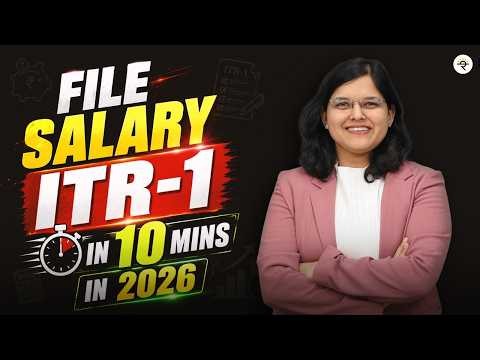 File Salary ITR - 1 in 10 mins - 2026 | CA Rachana Ranade