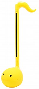 Otamatone Electronic Musical Instrument Toy for Children Unisex Adults - Yellow