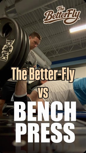 The Better-Fly™️ on Instagram: "How good is The Better-Fly? When you stack it up against heavy bench press, does it stand a chance? Find out!! #benchpress #GymTok #Workout #2026goals #stronger #fitnesslife #viralreels❤️ #trendingreels❤️ #gains"