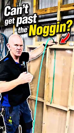 How to get a tongue down the wall and past a noggin.