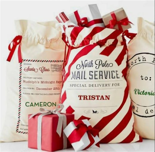 Personalized Santa Sack, Canvas Santa Sack for Kids, Santa Sack, Personalized, Christmas Bag, Santa Bag, Canvas Santa Bag, Santa Embroidered - Etsy