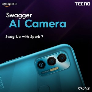 Get ready to capture your SWAG with SPARK 7! ⚡🔥 Front or back, take ultimate shots with our Swagger camera! 🌟📸 Launching on 9th April! Know more: https://amzn.to/3fyu1p9 #TECNO #TECNOMOBILEINDIA #SPARK7 #SWAGUP | Tecno Mobile India