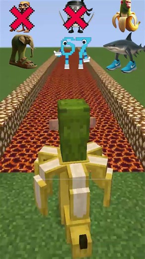 Italian Brainrot vs Magma Minecraft🤣 (Part 6) #shorts #minecraft #italianbrainrot #brainrot