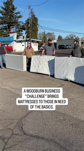 A Woodburn business challenge secures enough money to purchase over 47 beds for kids who go without.