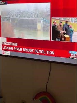 Kentucky’s licking river bridge demolition and explosion #viral #demolition #viralexplosion