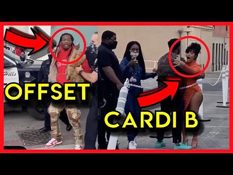 Offset Arrested + Cardi B Screams (EXCLUSIVE FOOTAGE - Beverly Hills)