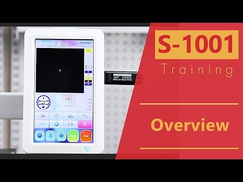 Smartstitch Embroidery Machine S1001 Control Panel Overview