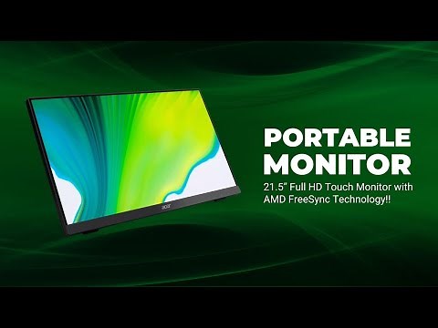 Acer UT222Q Full HD 10-Point Touch Monitor: Perfect for Work and Play!