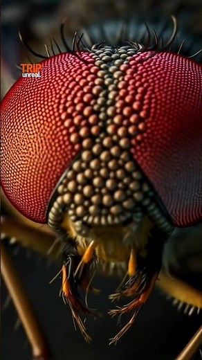 Creepy Fly Eyes Zoomed In! 🪰 #TrypophobiaTrigger #InsectVibes