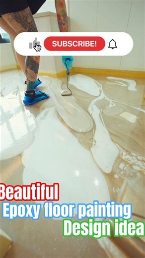 Epoxy floor painting design idea#shorts #painting #interiordesign #beautiful