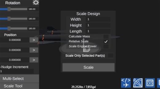 【简单飞机】Scale Tool使用教程
