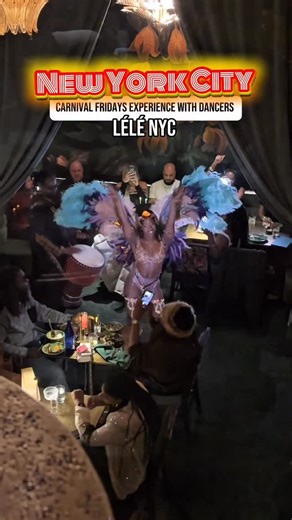 Links In The City on Instagram: "Carnival Fridays at @lelenyc is a whole EXPERIENCE🥁 Every single Friday, @lelenyc transforms into a full Caribbean celebration—live DJs, LIVE drummers, and Carnival masqueraders bringing nonstop energy all night long. The vibes start early with dinner, then the rhythm builds as the night goes on. To catch the full dinner + Carnival experience, @lelenyc recommends reserving between 9–10:30PM. After 11PM, the late-night dinner menu kicks in and the party keeps goi