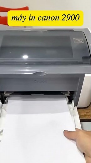 Máy in Canon 2900 cũ qua sử dụng siêu bền in đậm đẹp. Hộp mực giá rẻ dễ thay thế.