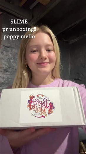 Unboxing Poppy Mello Slime Package!