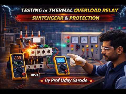 Testing of Thermal Overload Relay | Switchgear & Protection Lab Experiment