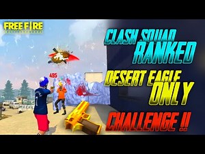 Clash Squad Desert Eagle Only Challenge 🤓 || Free Fire Clash Squad Challenge Tricks Tamil