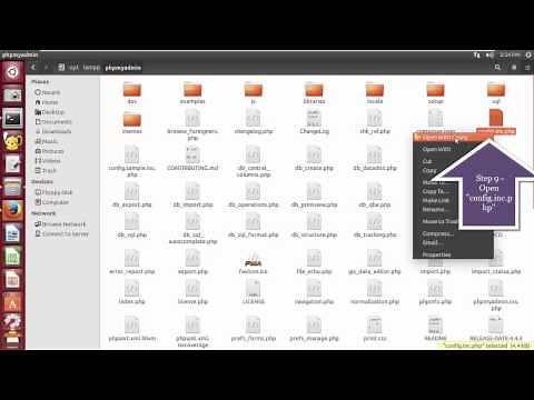 Set or reset password for phpmyadmin in ubuntu