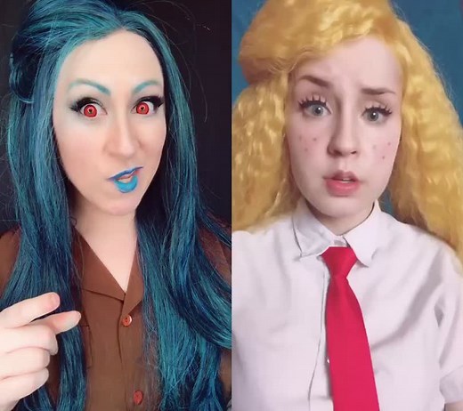 Genderbent Squidward Cosplay Duet with Raine Emery